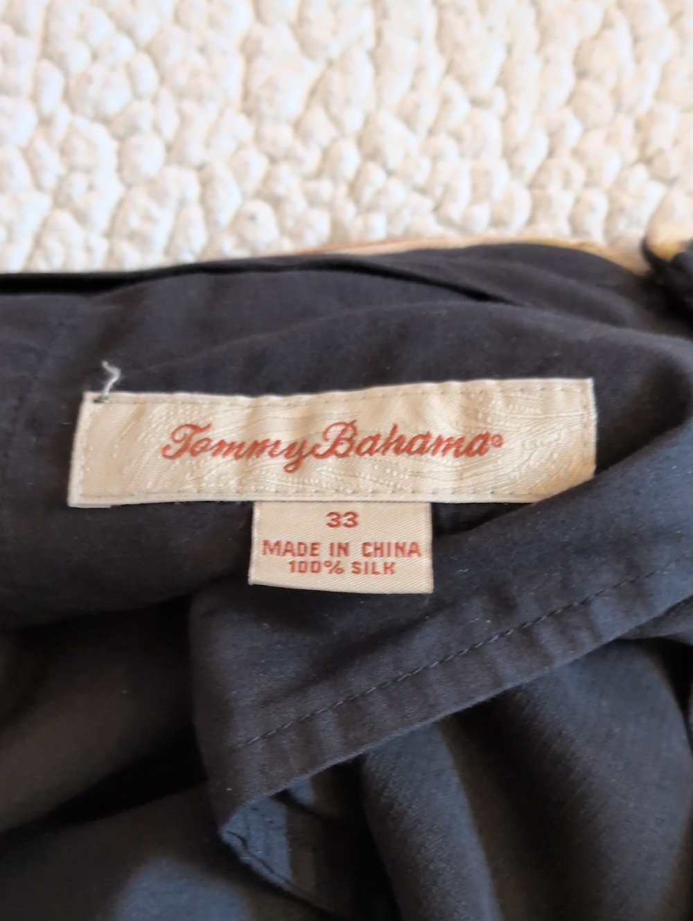 Tommy Bahama 100% Silk Chino Shorts Gorpcore Golf Resortwear Summer Cruise Prepp - Picture 7 of 7